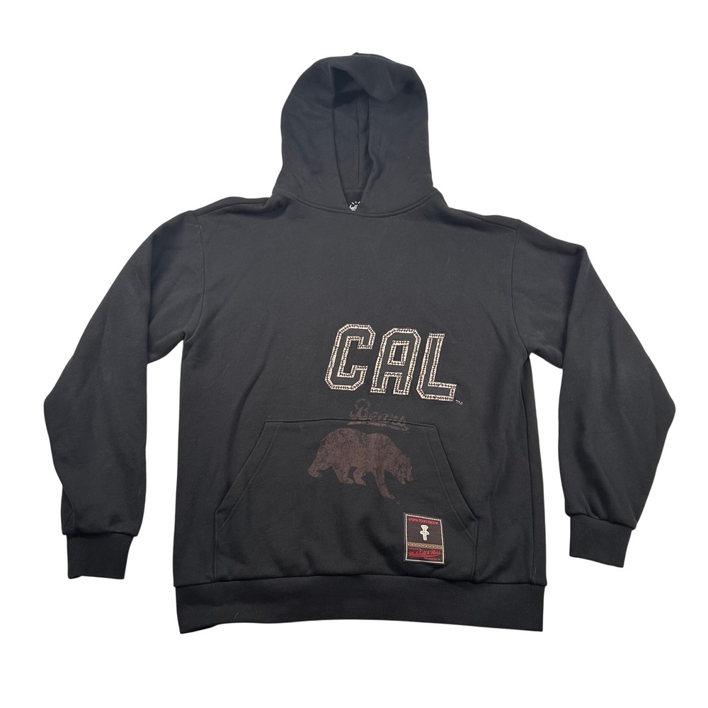 Travis Scott Cactus Jack Mitchell & Ness Hoodie Mens Large Cal Bears Black NCAA
